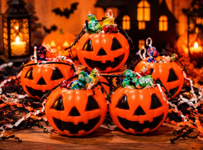 Pumpkin Candy Bucket